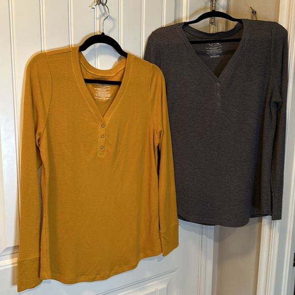 Time and Tru V Neck Henley. XL. Listing is for both shirts. - Picture 5 of 5
